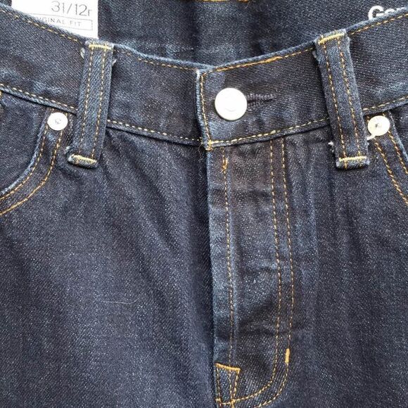 GAP 1969 4 Button Fly Original Fit Jeans size 31 / 12R - Picture 6 of 10